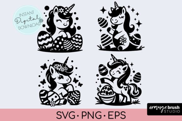 Download Easter Unicorn SVG Kids Easter SVG Files - Premium Resources
