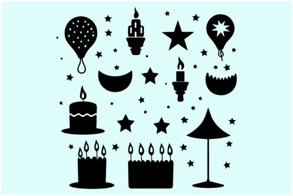 Download Happy Birthday Decoration Elements - Birthday decoration Collection