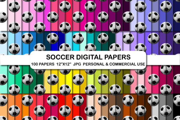 Download Soccer Digital Papers JPG, Sports Papers - Digital papers Collection
