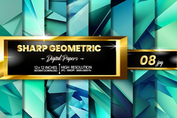 Download Sharp Geometric Digital Papers - Digital papers Collection