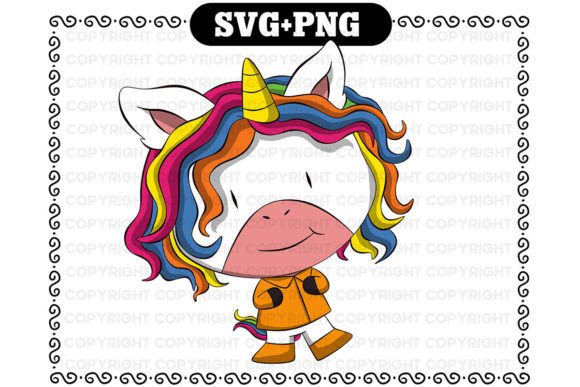 Download Kawaii Unicorn Svg and Png - Unicorn svg Collection