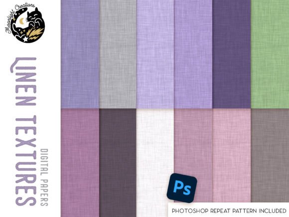 Download Lavender Linen Digital Papers, Seamless - Digital papers Collection
