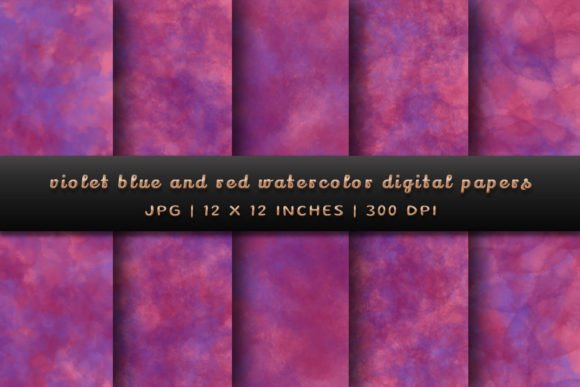 Download Violet Blue and Red Digital Papers - Digital papers Collection