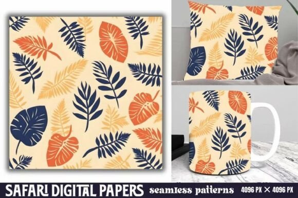Download Safari Digital Papers Pattern - Digital papers Collection
