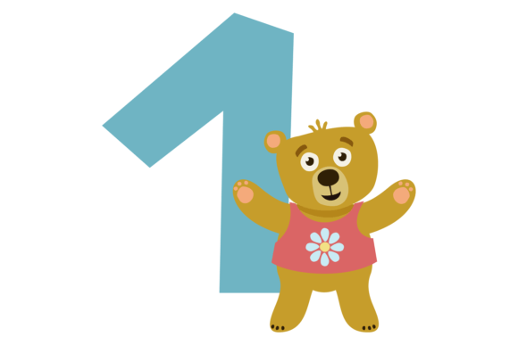 Download First Birthday Decoration. Teddy Bear Wi - Birthday decoration Collection