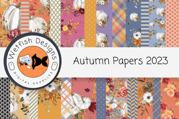 Download Autumn Digital Papers (Prints) - Digital papers Collection