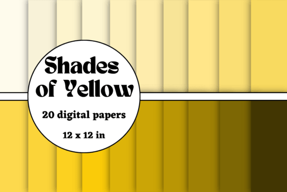 Download Shades of Yellow Digital Papers - Digital papers Collection