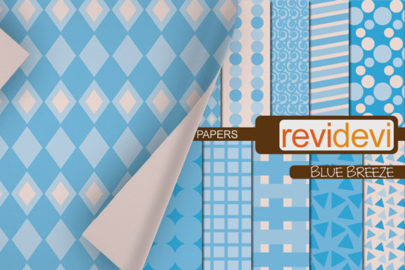 Download Winter Blue Digital Papers - Digital papers Collection