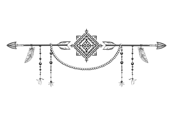 Download Ethnic Tribal Divider. Decorative Bohemi - Ethnic tribal Collection