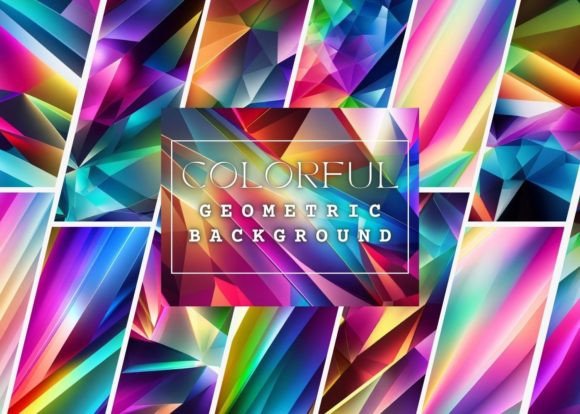 Download 14 Colorful Geometric Backgrounds - Geometric backgrounds Collection