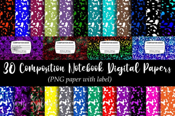 Download Composition Notebook Papers &amp; Labels - Composition Collection