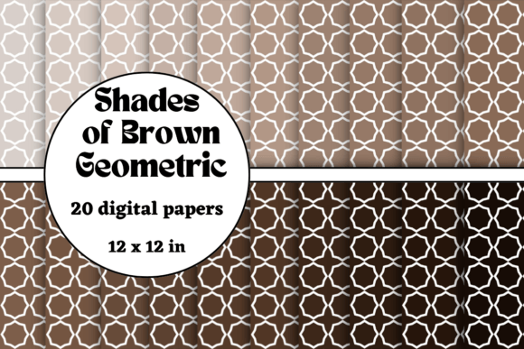 Download Shades of Brown Geometric Digital Papers - Digital papers Collection