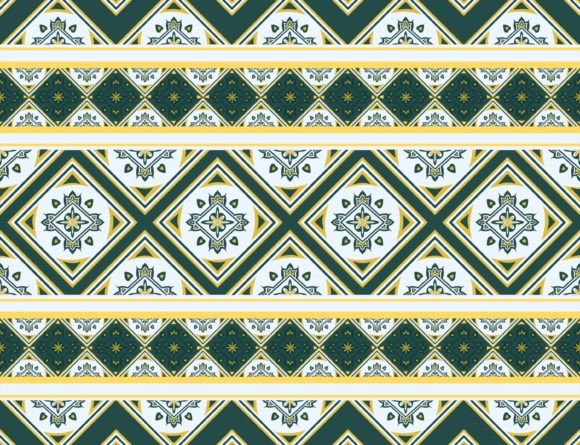 Download Ethnic Tribal White-Green - Ethnic tribal Collection