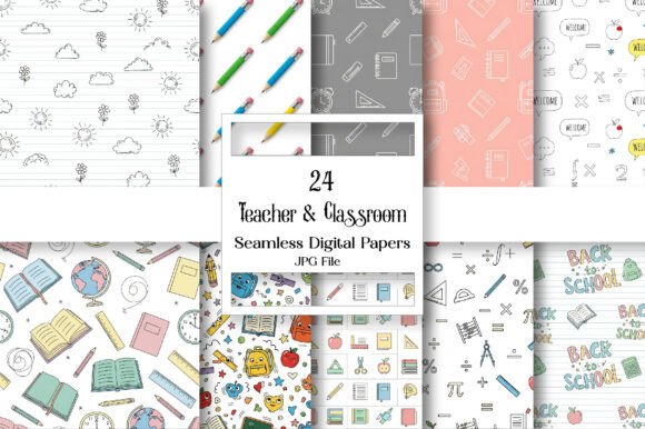 Download Teacher &amp; Classroom Digital Papers - Digital papers Collection