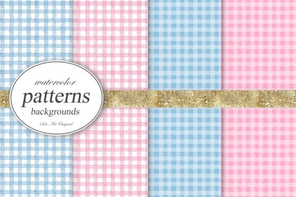 Download Gingham Backgrounds Digital Papers - Digital papers Collection
